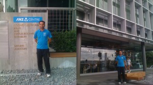 Pinakin Patel is proud to be cleaning in the new ANZ Centre, a brand new office complex in Tauranga.