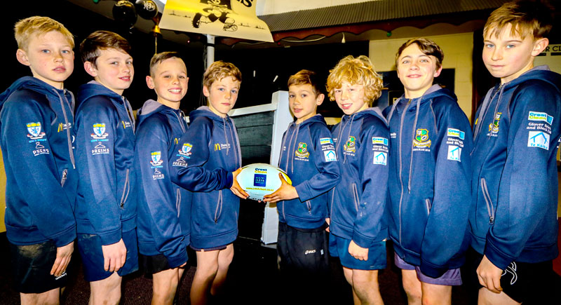 Winning smiles from the CrestClean-sponsored Metro Blue rugby team who won a major tournament.