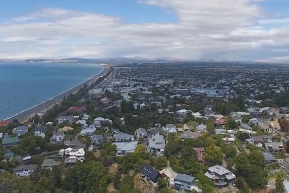 View of Napier from Bluff Hill