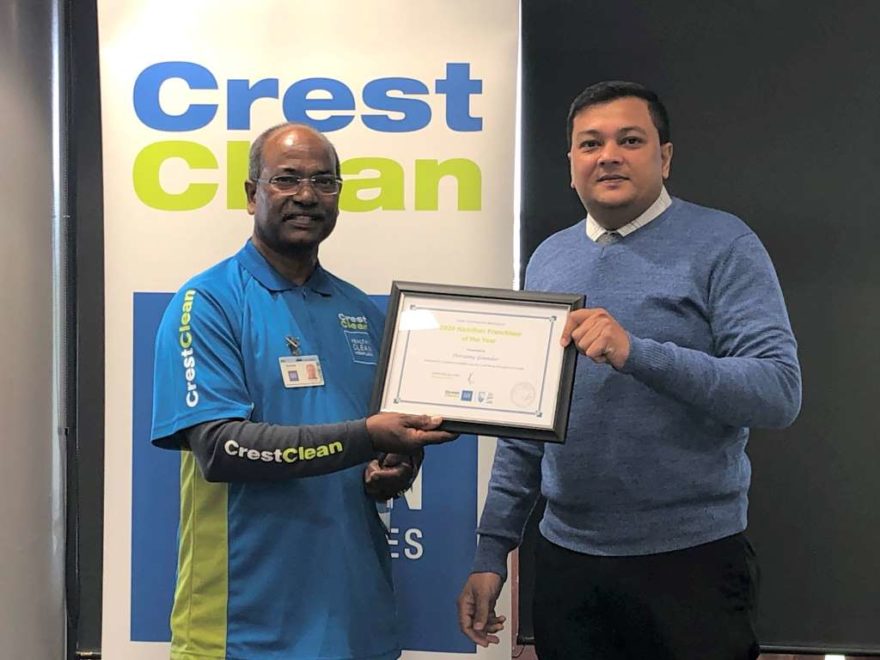 CrestClean franchisee receives award