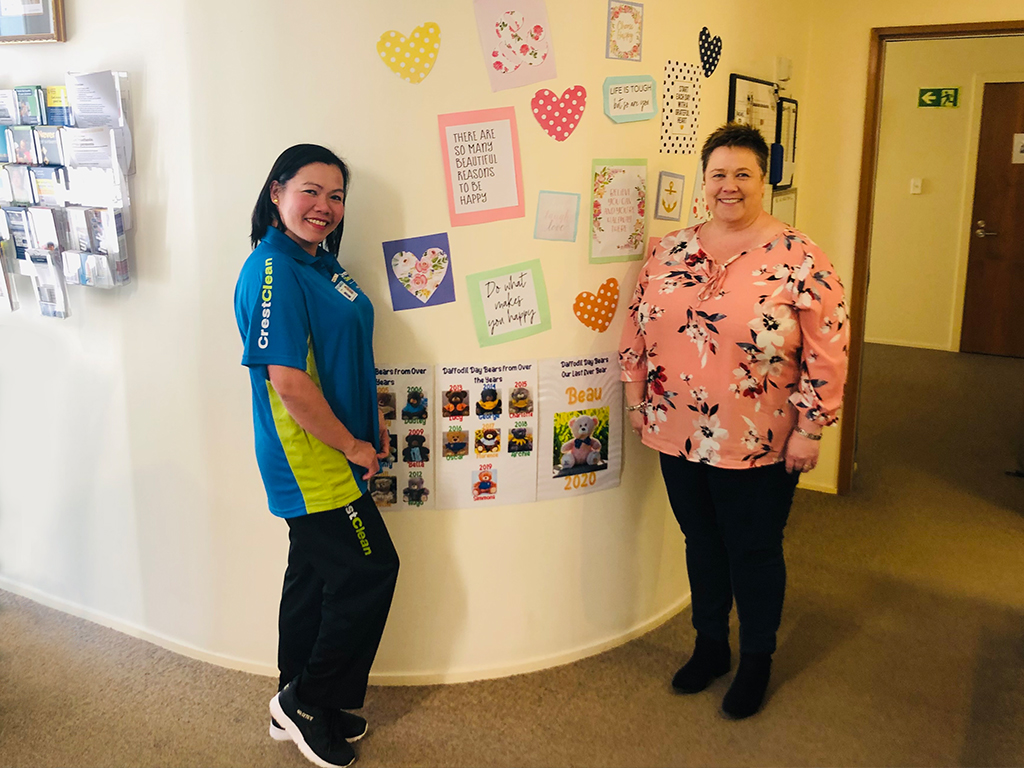 High standard of cleaning and cheerful approach appreciated by Dunedin