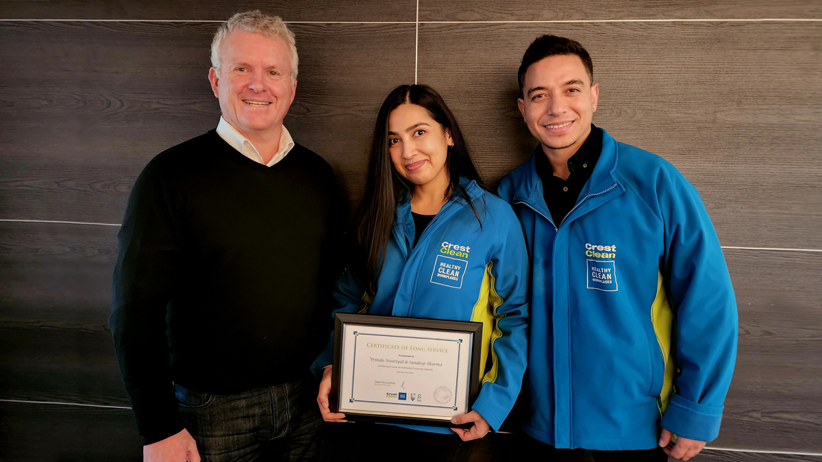 Taranaki franchisees celebrate 5Year milestone! CrestClean