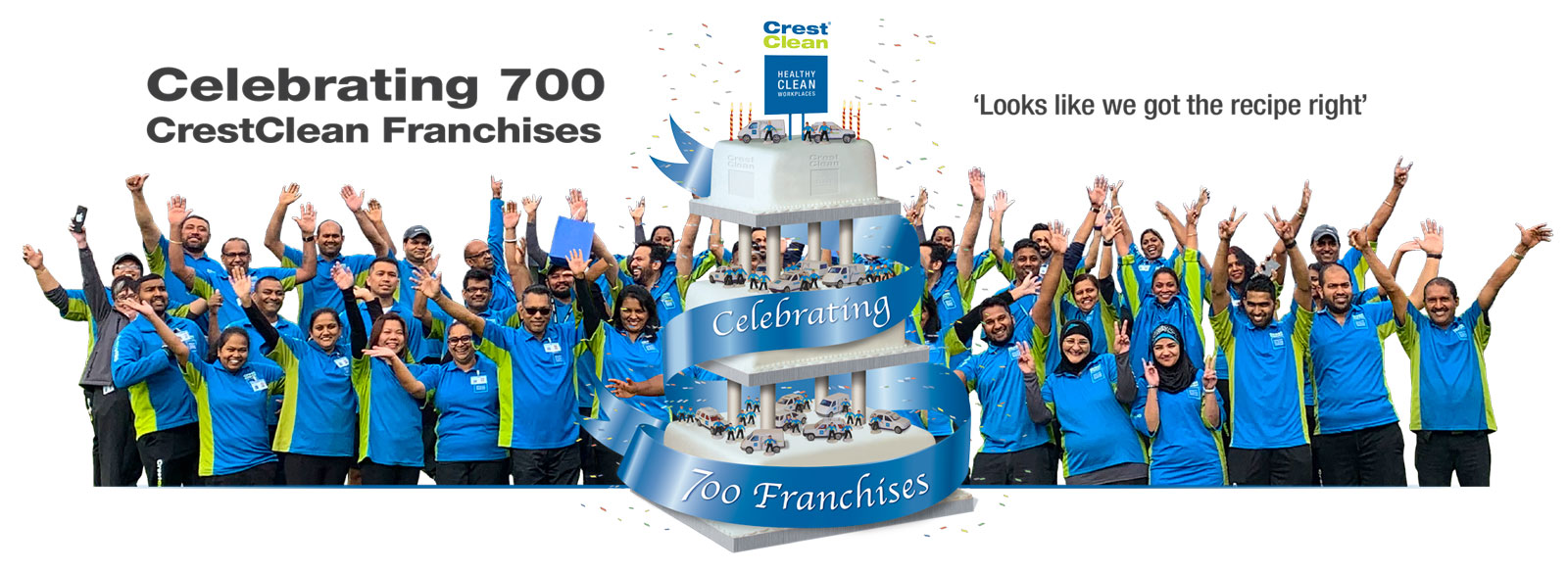 Celebrating 700 CrestClean Franchises