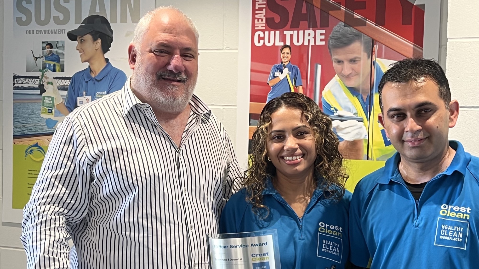 Auckland franchisees Sanjeev and Doreen celebrate 10 years with