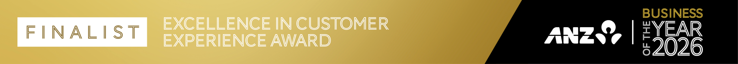 FINALIST Excellence in Business Experience Award - ANZ Business of the Year 2026